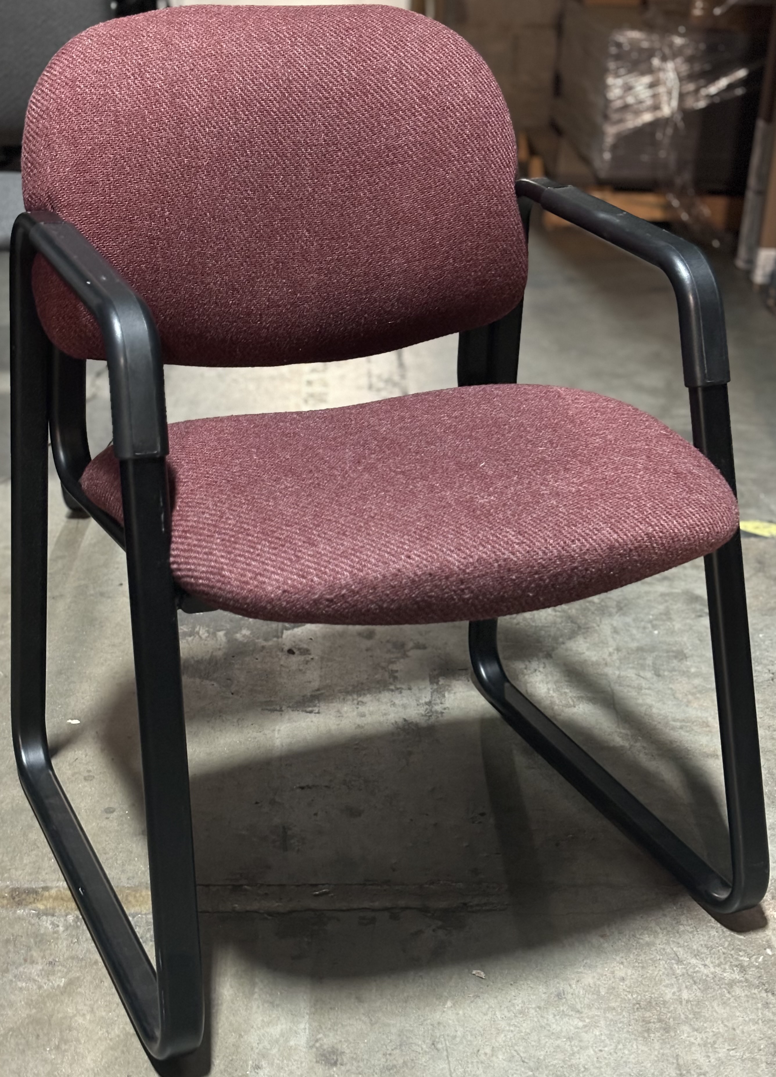 Hon Burgundy Guest Chair 